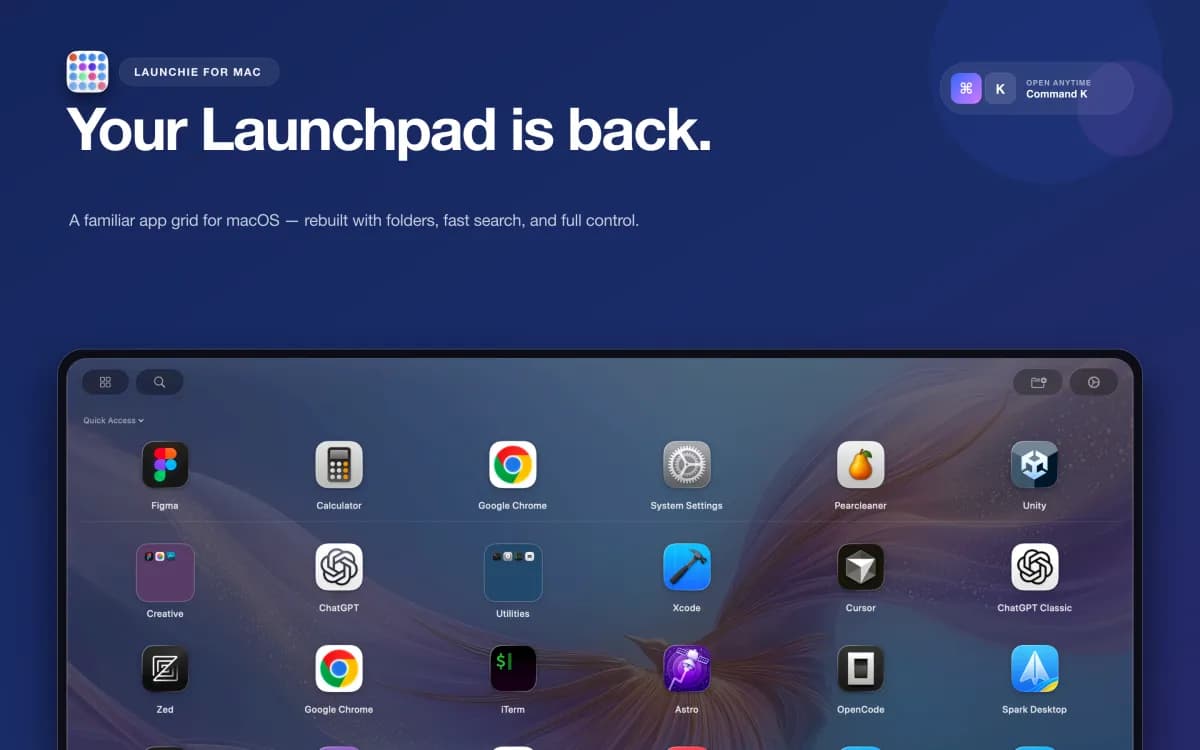 Launchie screenshot 1
